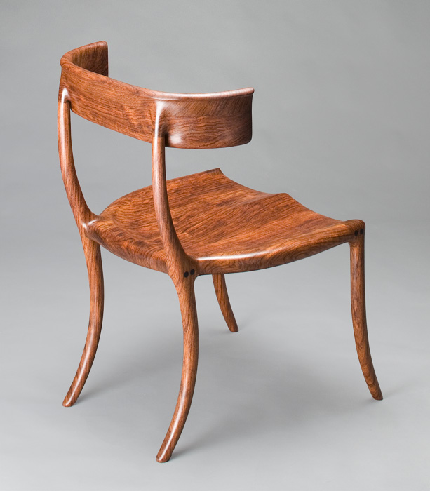 Custom Chair, Klismos Chair, Handmade Walnut by Scott Morrison