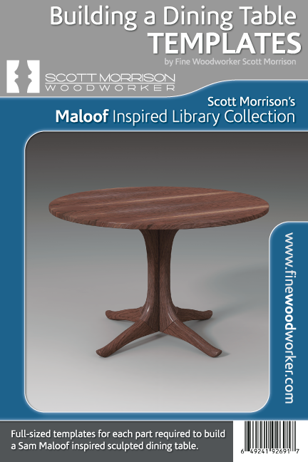 Build A Maloof Inspired Sculpted Table, Sam Maloof Dining Table