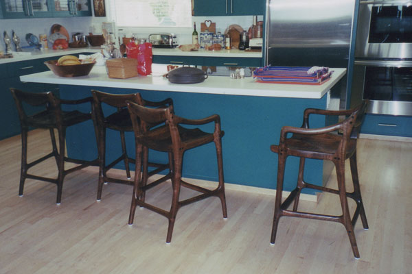 Sculpted bar stool photo 8