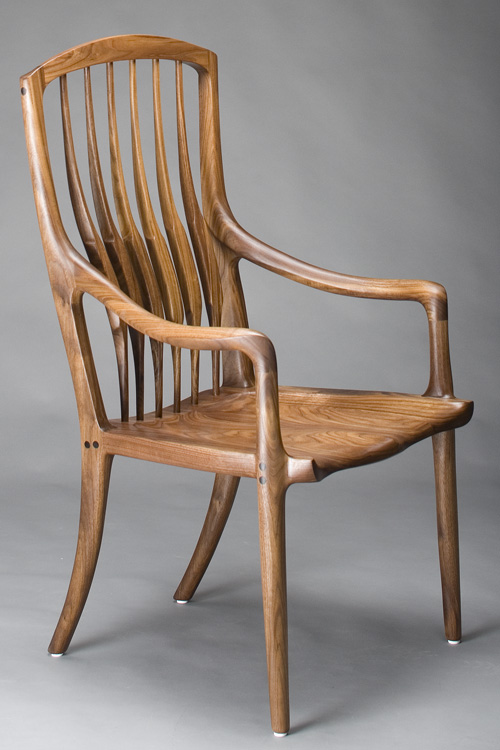 Sculpted dining chair photo 2