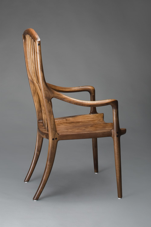 Sculpted dining chair photo 3